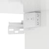 Wall Mounted TV Cabinet Glossy White 30 X 31 X 80 Cm Engineered Wood