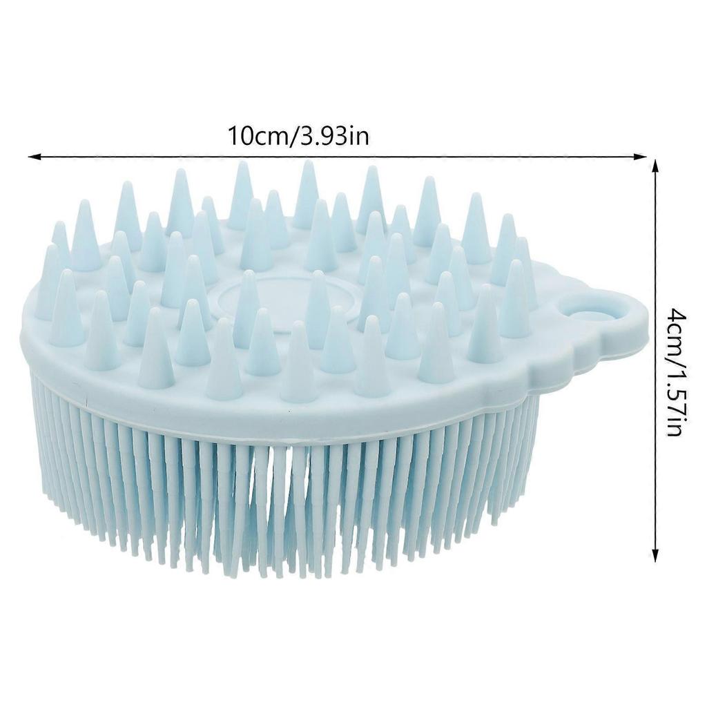 Exfoliation Shower Brush 5Pcs Portable Silicone Scalp Massager for Daily Use All Hair Types Comfortable Experience