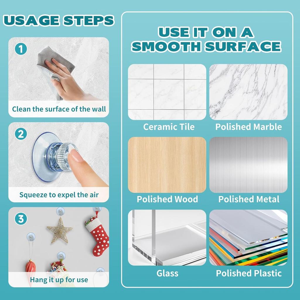 20 Pack Mini Suction Cups,25mm/1'' Suction Cup with M5 Screw Clear PVC Sucker Pads Extra Strong Sucker Suction Cup Glass Suction Holder with Screw