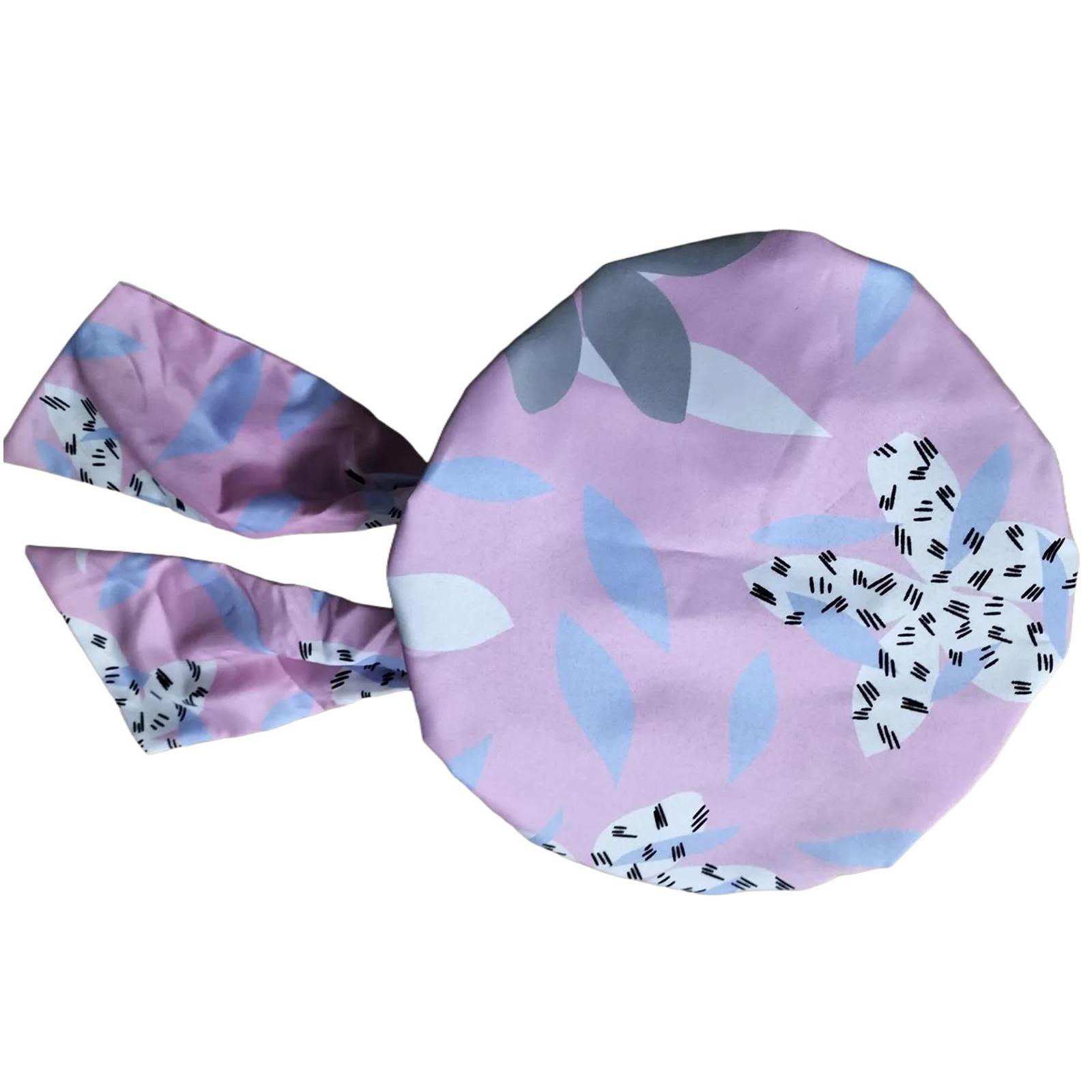 

Водонепроницаемая шапочка для ванны из нейлона, быстросохнущая и эластичная, универсальная для женщин, предметы первой необходимости для дома и путешествий 5