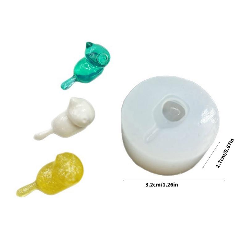 Handmade Silicone Sitting Cats Mold For Resin Jewelry Making With High Detail Crafting And Easy Release Designs Mould