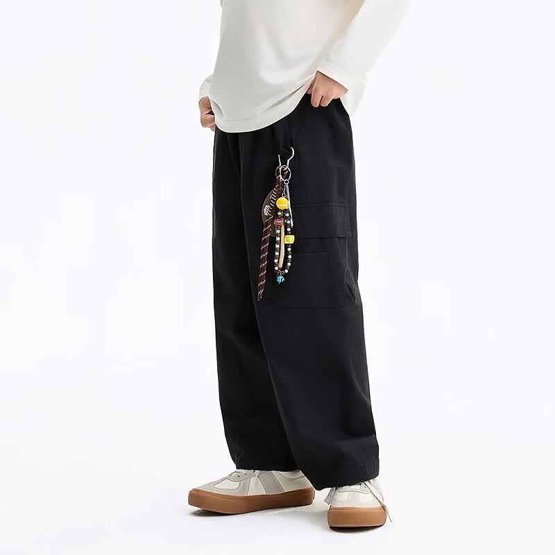 Annil Kids' Unisex Woven Cotton Cargo Pants