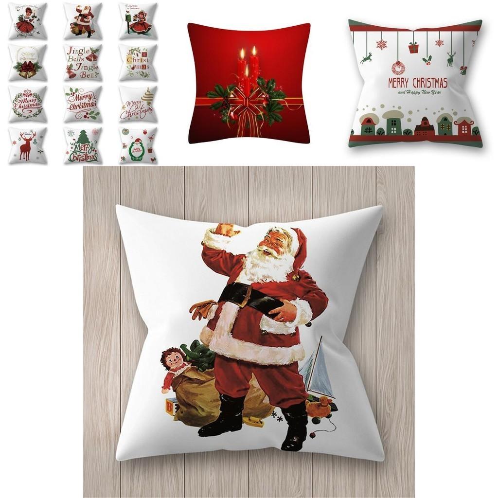Vibrant Christmas Themed Decorative Cushion Cover For Festive Home Decor 18x18