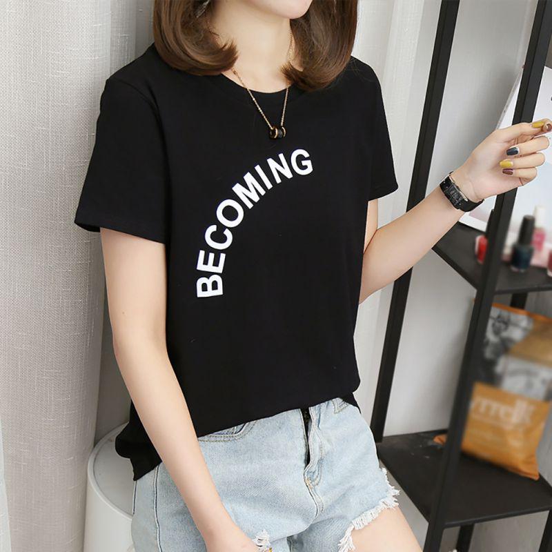 korean black t shirt