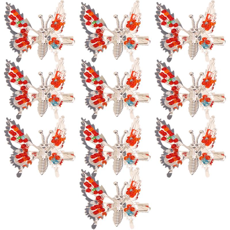 Move The Butterfly Spring Hair Clip Little Girl Super Girl Broken Duckbill Clip Hair Accessories