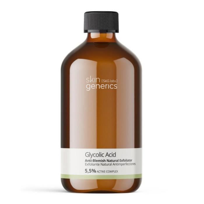 

Natural Exfoliant - Skin Generics - Glycolic Acid - 250 ml - Anti-Imperfections - Non-Comedogenic