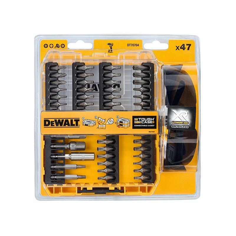 Dewalt Power Tools Dt70704 Screwdriving Set, 47 Piece + Safety Glasses