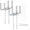 B0KB 4 Divisions Iron Drain Parentheses for Modifiable Mounting Simple Arrange Residential Industrial