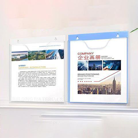 A4/A5 Clear Hanging File Organizer,Wall Mounted Mail Paper Document Folder Holder,Clipboard Storage Organization Magazine Rack