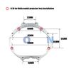 Ronan Headlight Mounting Frame Adapter For Hella 3R G5 Koitos Mondeo Pajero Retrofit Bi-xenon Biled Projector Lens Car Headlight