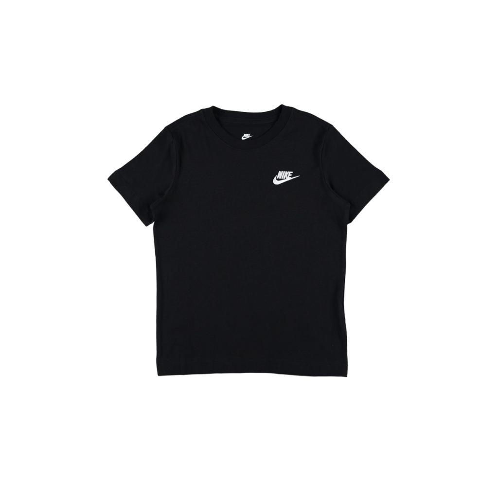 Nike Maglietta Casual Manica Corta Morbida Traspirante Sportiva Top Bambini Nero FZ5177-010