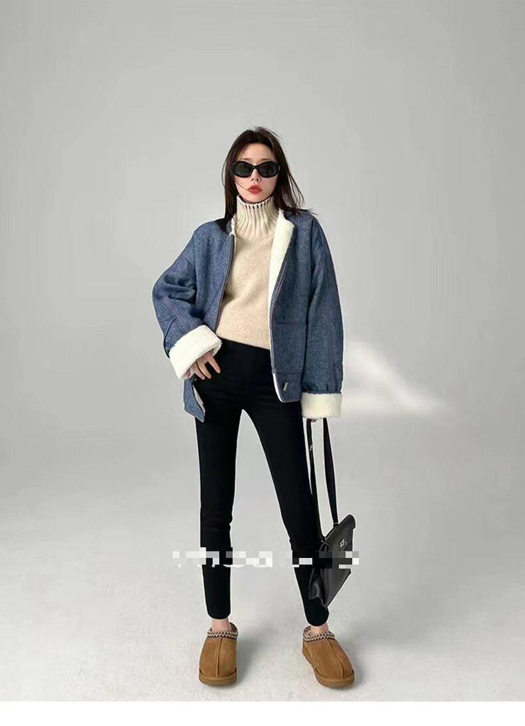 Women's Thickened Cashmere High Neck Cable Knit Sweater - Autumn/Winter Loose Style