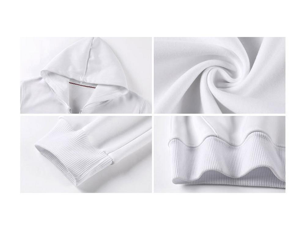 Hanorac IVE Empathy: Hanorac larg cu imprimeu, căptușit cu fleece subțire, perfect pentru toamnă și iarnă.