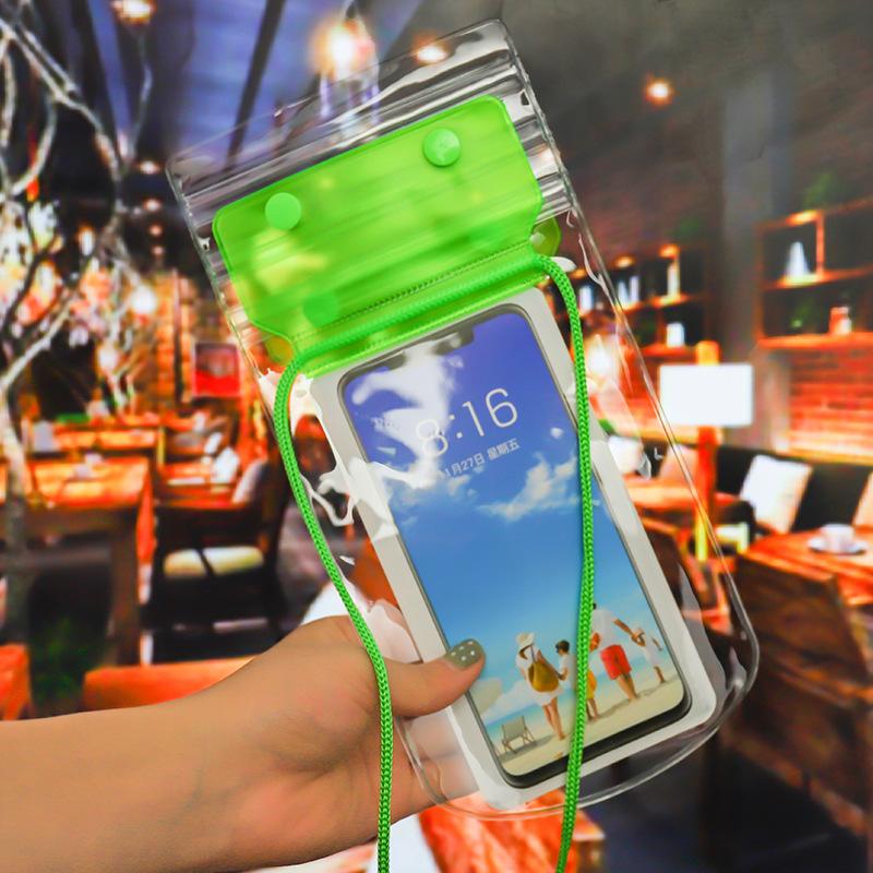 Large Transparent Waterproof Phone Pouch Touch Screen Waterproof Bag For Swimming Outdoor Activities