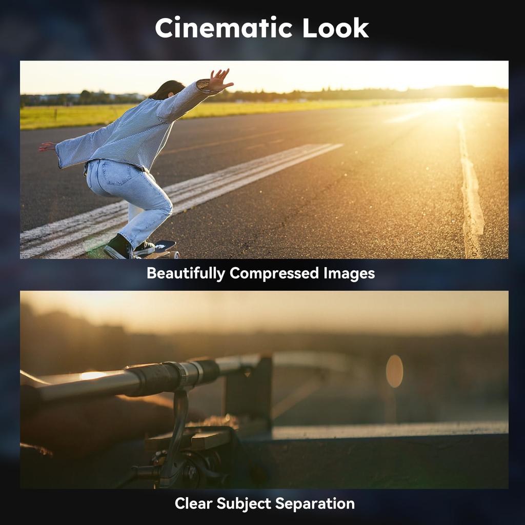 Sirui Obiektyw anamorficzny pełnoklatkowy 100 mm Obiektyw kinowy T2.9 1.6X (Mocowanie L)