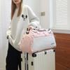 Fashion portable travel bag New sports and leisure couple fitness bag Large capacity dry and wet separation duffel bag