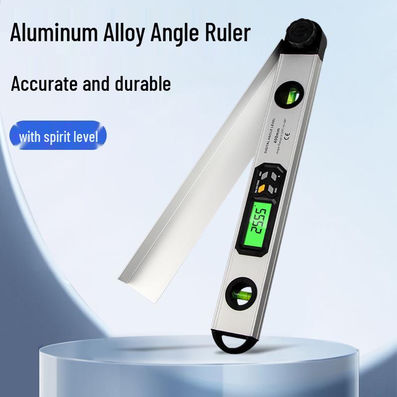 Digital Protractor & Level Ruler with Bubble - High Precision Measuring Instrument