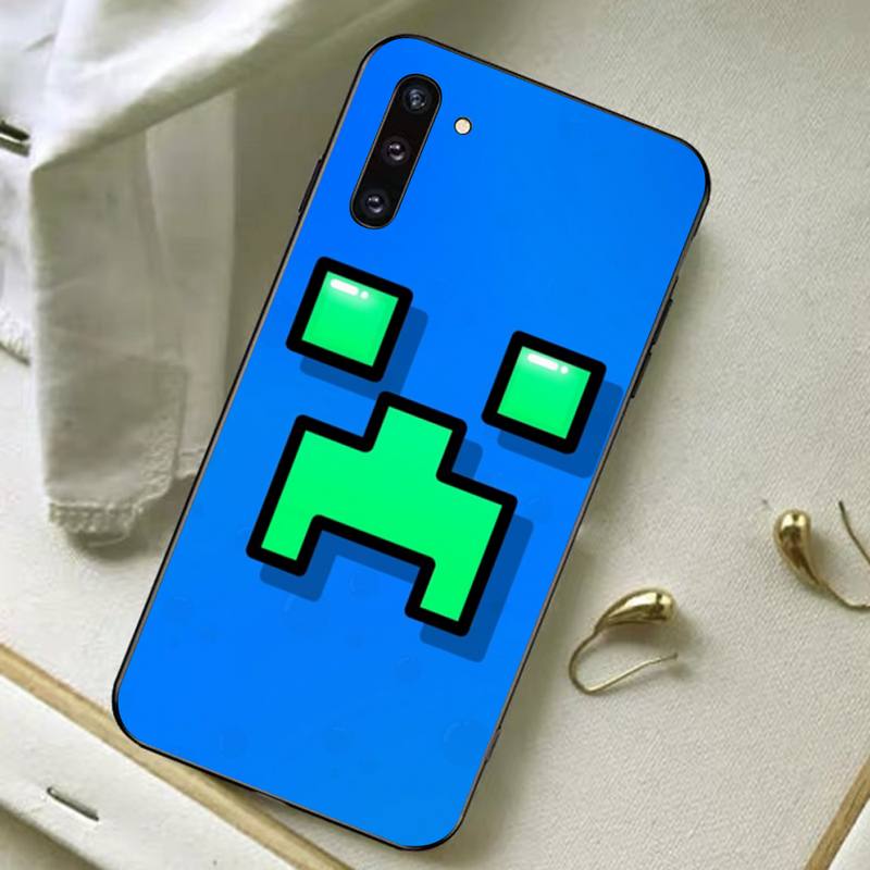 Pouzdro na telefon Geometry Dash pro Samsung A51 A30s A52 A71 A12 pro Huawei Honor 10i pro kryt OPPO vivo Y11