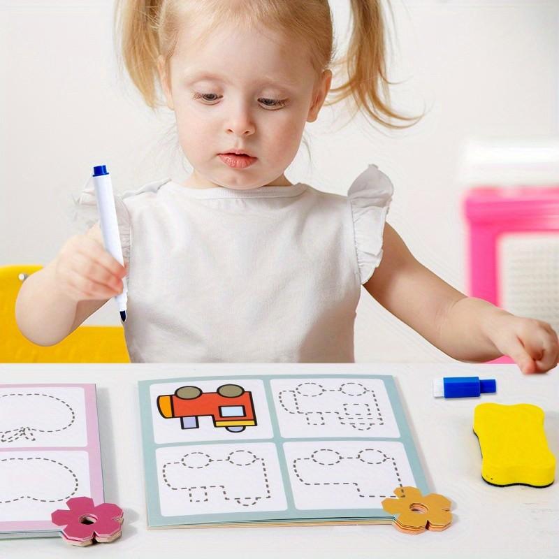 Interactive Magic Drawing Practice Book for Kids Ages 3-6 Step-by-Step Art Skills Development Educational Tool