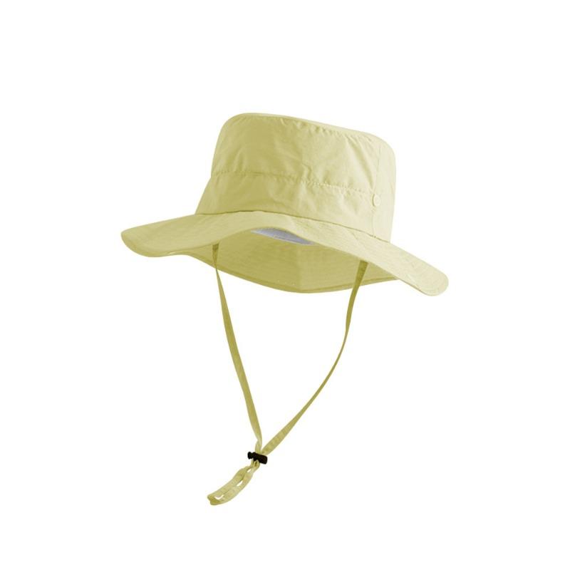 Summer Quick-drying Bucket Hat Men's and Women's Crimped Sun Hat Outdoor Sun Protection Breathable Lightweight Folding Sun Hat