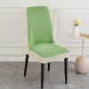 Chenille Luxury Arc Dining Chair Cover - Anti-Scratch and Universal Fit