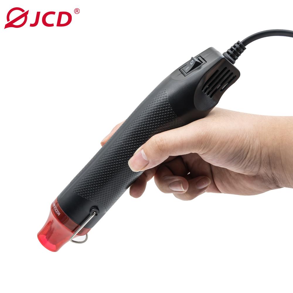JCD Hot Air Gun DIY Tool Heat Electric Power Tool Mini 300W Soldering Temperature Crafts Blower with Supporting Seat Shrink