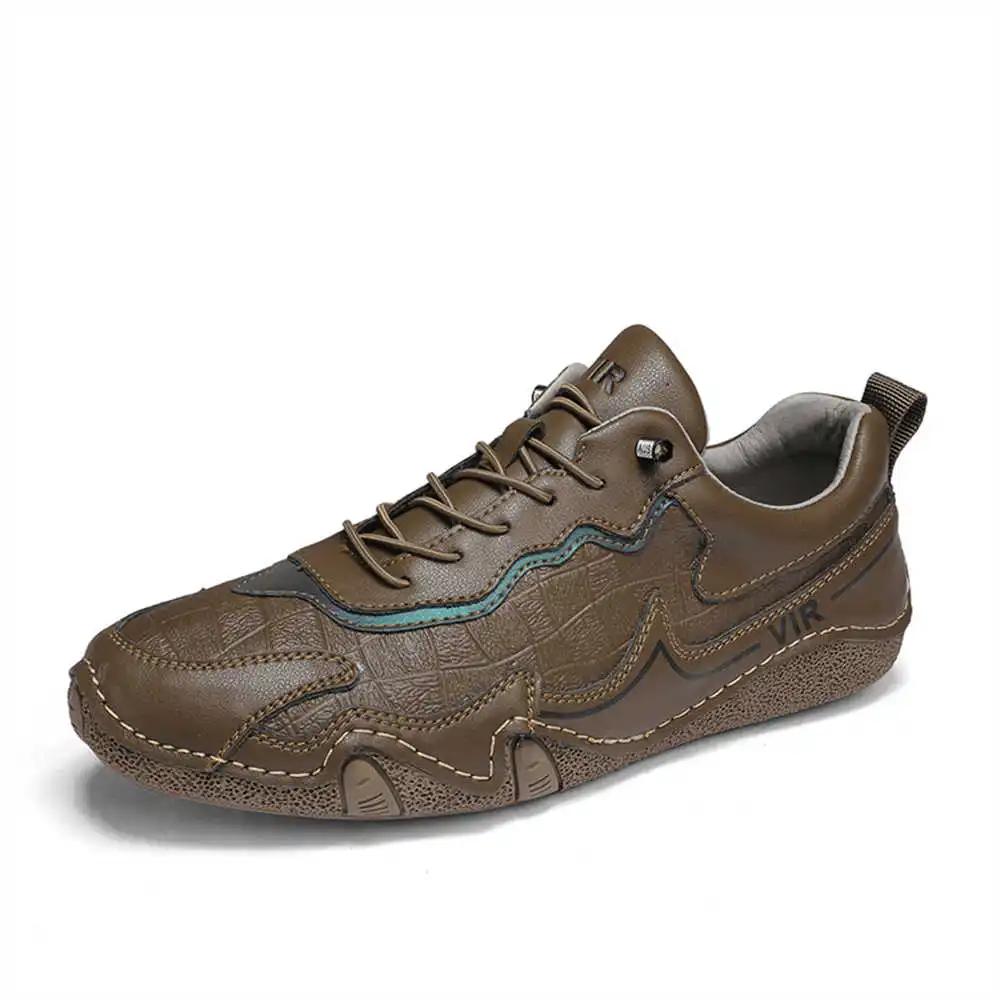 

Коричневый Размер 38 Мужская Повседневная Обувь Вулканизированная Спортивная Для Мужчин Брендовые Кроссовки Лоферы Обувь Известная Обувь Сникеры Сиделка 46