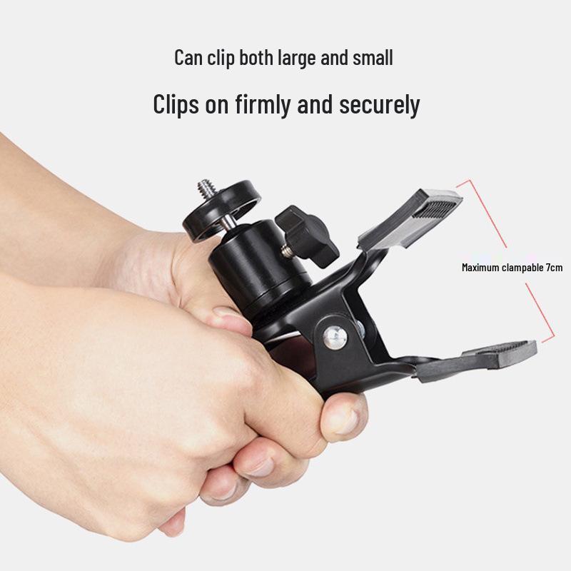 Metal Black Clip with Hook for Photography Backgrounds and Paper