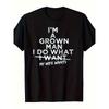 European Sizes Funny "I Listen To My Wife" Men'S T-Shirt - Plus Size Big & Tall Oversized Graphic Tee with Funny Marriage Humor Slogan Print