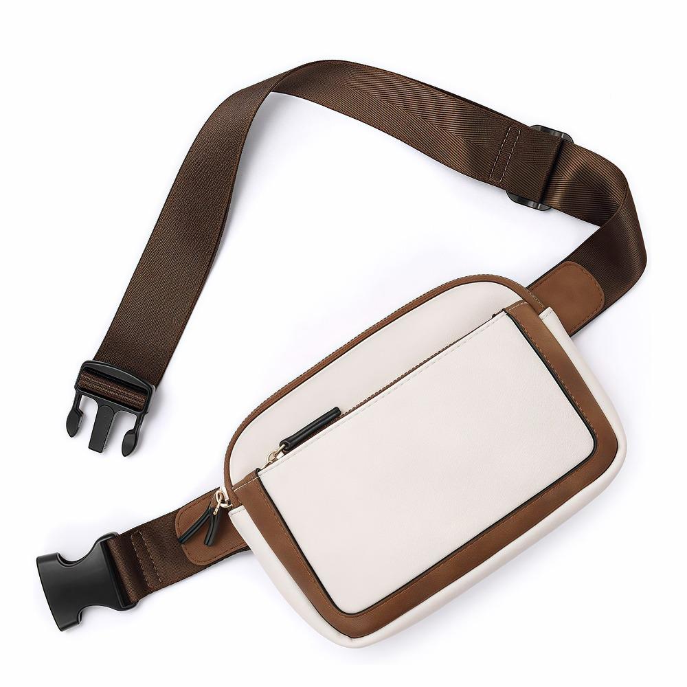 

Women s lightweight mini waist bag and crossbody bag, suitable for running, traveling, hiking, and gym use.zwq грязно-белый