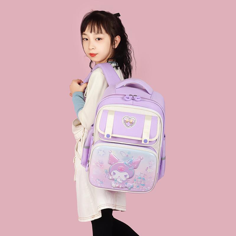 Design Playful Cartoon Kids Backpack Large Volume Lightweight For Use School