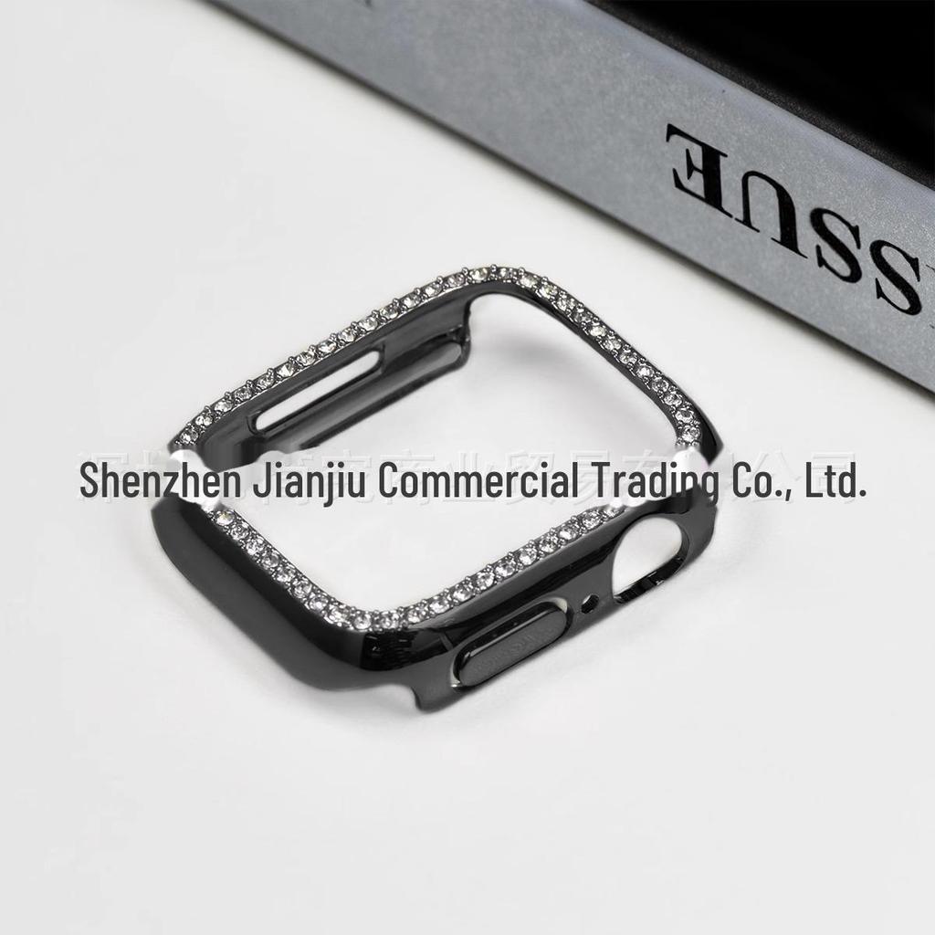 Koperta 46 mm z diamentami do zegarka Apple Watch Series 3-10