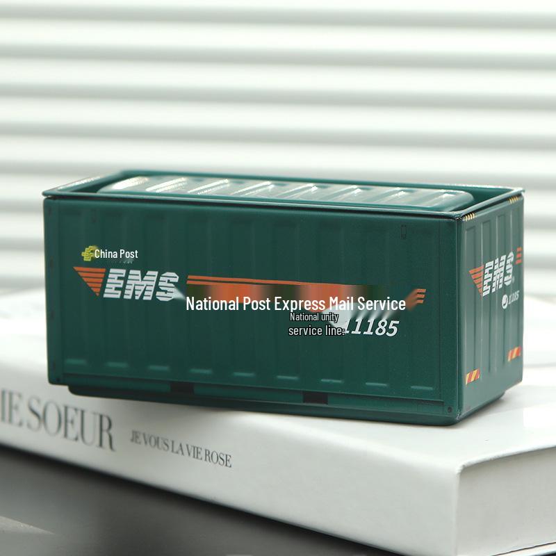Trendy Miniature Tinplate Storage Box for Figurines