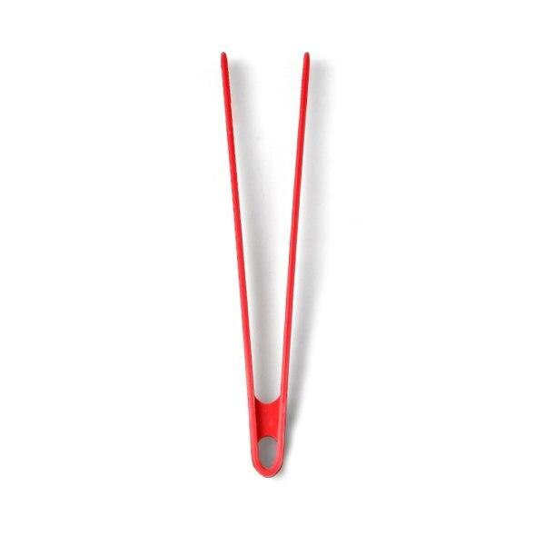 One Piece Non-stick Silicone Food Tongs Barbecue Kitchen Grill Food Tong Heat Resistant Bread Clip