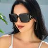 2pcs Brand Square Sunglasses For Women Men Brand Design Luxury Sun Glasses Classic Vintage Female Shades Eyewear UV400