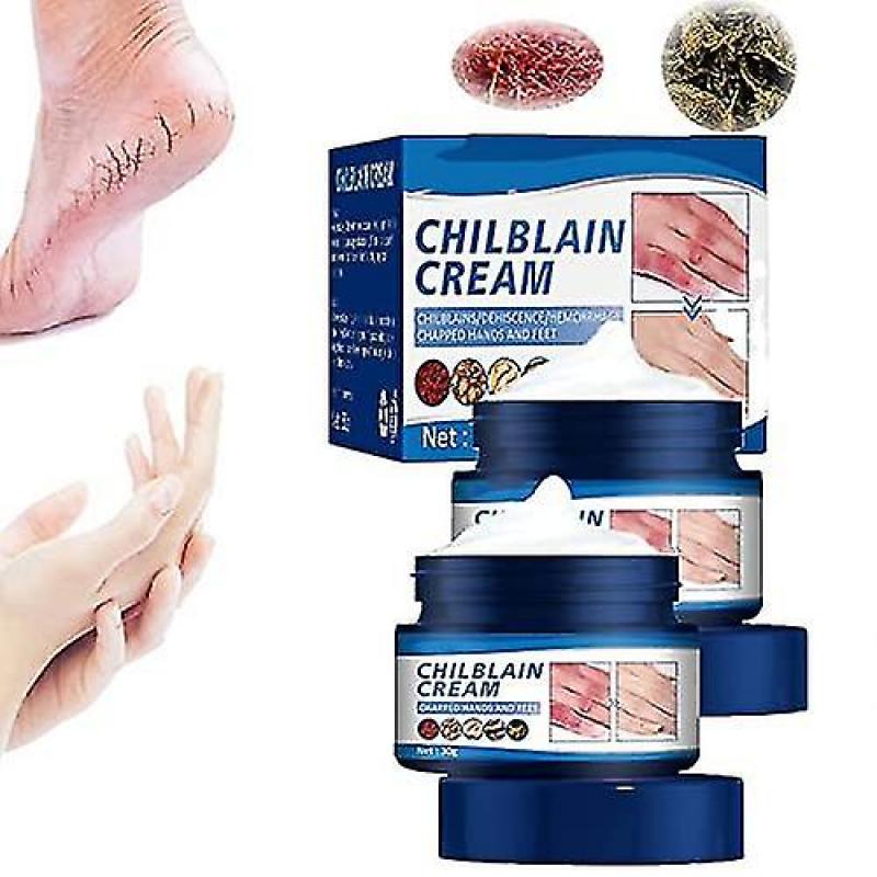 

Chilblain Cream, Anti-cracking Frostbite Moisturiser Deep Nourishing,foot Cream For Dry Cracked Heels Repair Balm Hand Chilblain Cream 2pcs