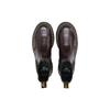 Dr. Martens Leather Fashion Comfortable Short Chelsea Boots Women boots Burgundy 27865606