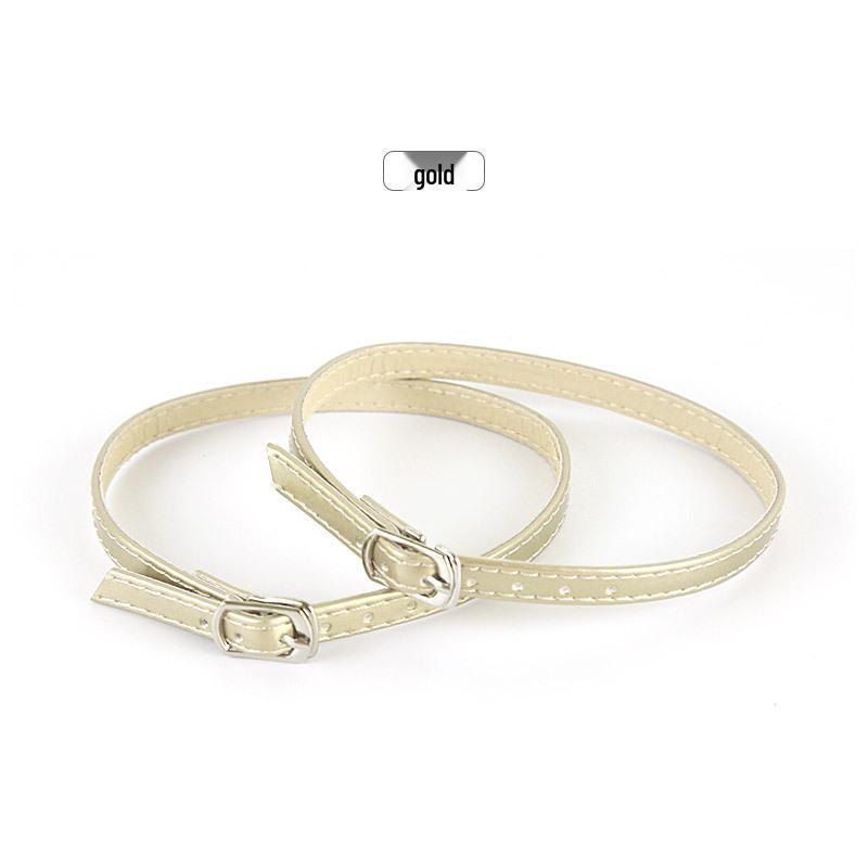 Cordones para Zapatos de Tacón Alto con Tobillera de Cuero Antideslizante para Mujer