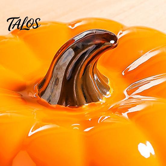 Practical Kitchen Gift for Home Pumpkin Soup Bowl with Lid And Double Handle, Microwave Safe Decorative Thanksgiving Tableware Ceramic Bowl,