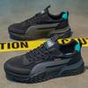 Spring men's casual sports shoes soft sole lightweight mesh breathable versatile trend student running shoes