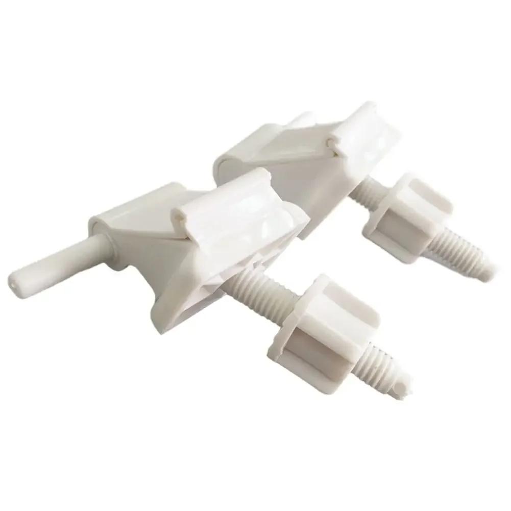 Plastic Toilet S-Eat Hinge Replace Kit Toilet Seat Accessories Fixing Screws Nuts Toilet Cover Screws Bathroom Hardware