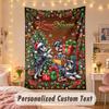 Wall Hanging TapestryChristmas Custom Name Print Art For Indoor Home Room Decoration Holiday Gift