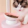 Ceramic Cat Bowl Creative Dog Food Feeding Basin Anti Knock Pet High Foot Bowl  Neck Protection