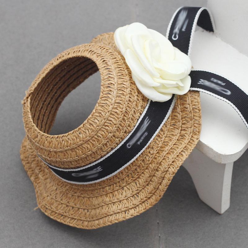 Pendant Doll Dress Accessories Doll Empty Top Opening Woven Straw Hat