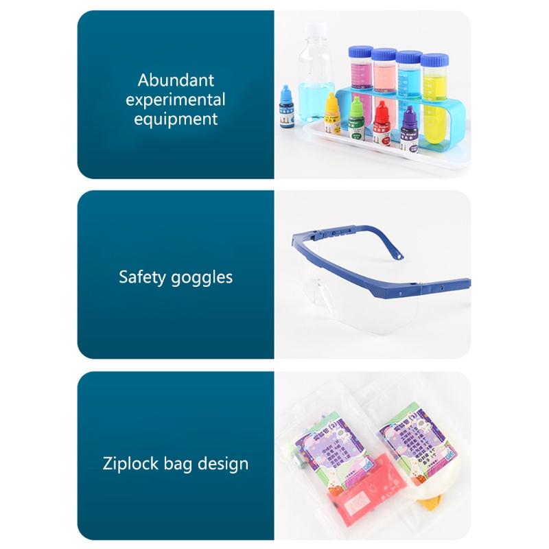 Children Lifelike Chemical Experiment Toys for 6-8 Year Old Kids Brain Training Improve Intelligence Toys