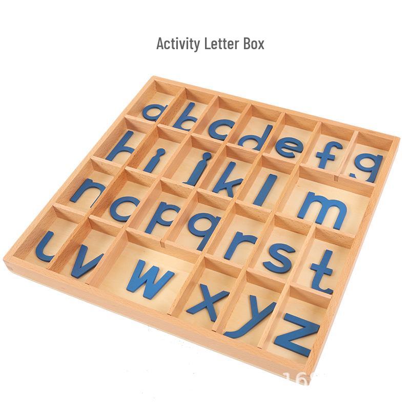 

Montessori Language Teaching Aids: Printed Letter Box for Early Education and Toddlers
