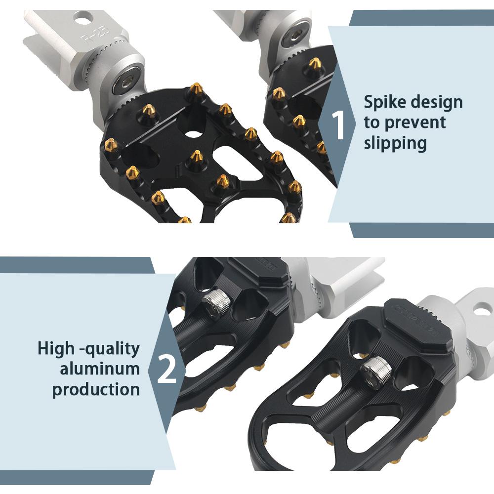 Adjustable Extend Lowering Foot Pegs Motorcycle Front Rider Footrest For R1250GSA R1200GS R1200 GS LC ADV R1150GS R1100GS R850GS