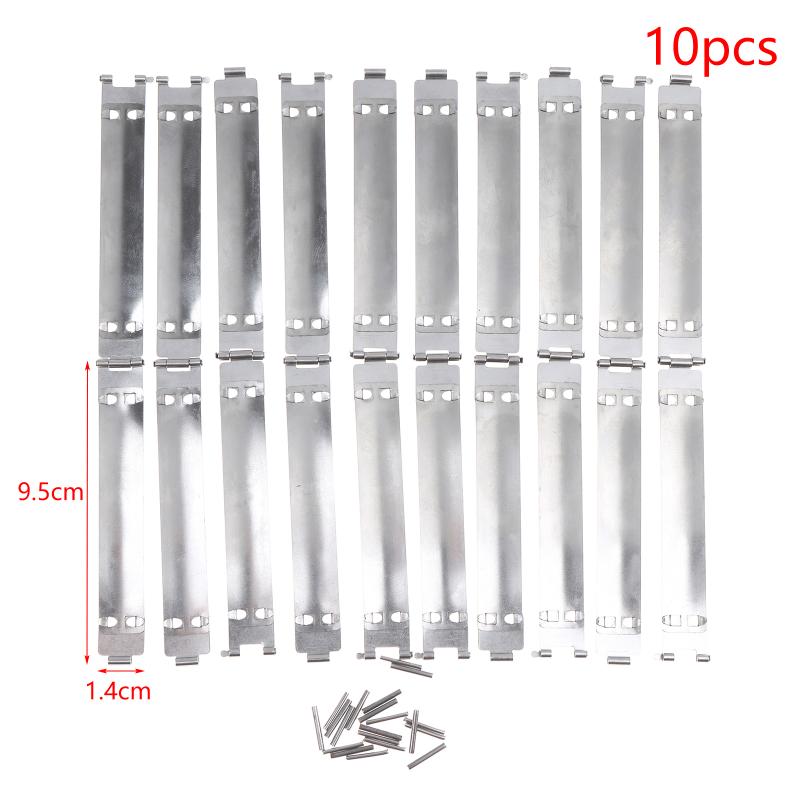 DIY Metal Kiss Clasp Lock Internal Flex Frame 10Pcs for Coin Purse Hinges Handmade Craft Bag Making Accessories