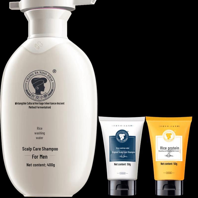 

Changfa Xiaozhai Men s Rice Water Scalp Care Shampoo