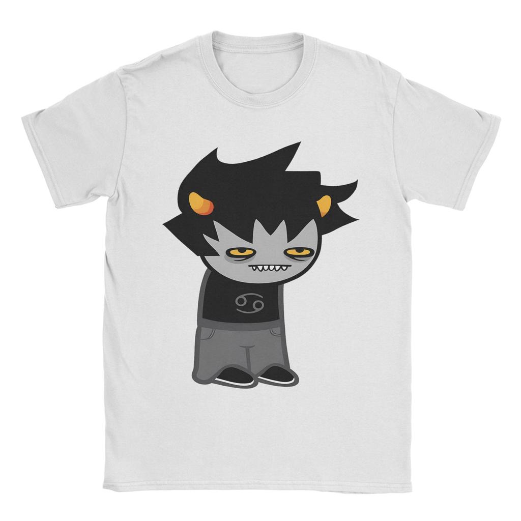 Homestucks Pantskat Karkat T-Shirt Men's Cotton Clothes Printed Fiction MSPA O-neck Short Sleeve